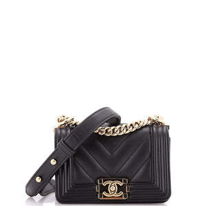 Chanel Boy Flap Bag Chevron Lambskin #233874C44B